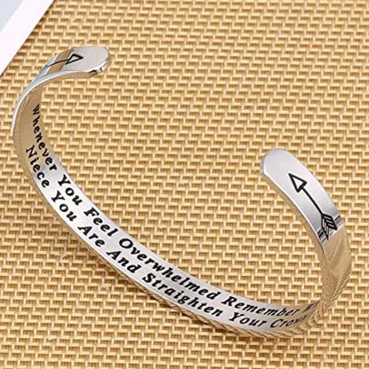Whenever You Feel Overwhelmed Remember Whose Straighten Your Crown Bracelet