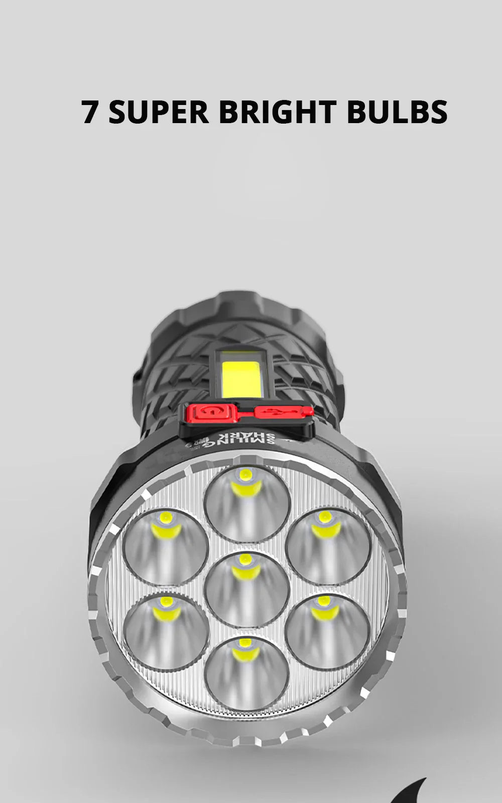 Ultra Powerful Led Rechargeable Flashlight