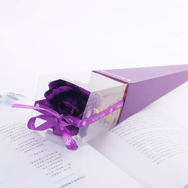 24K Gold Foil Rose Gift Set for Valentine's Day Love
