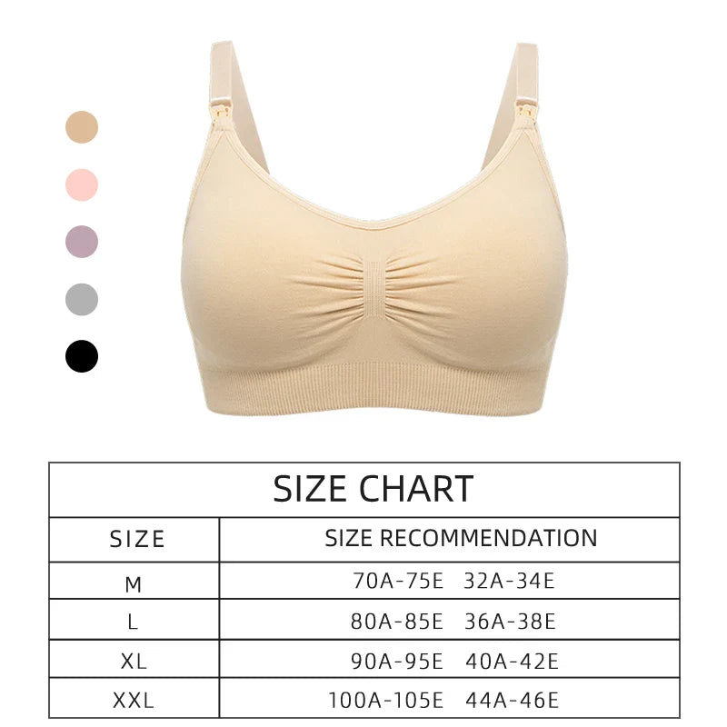 Breastfeeding Underwear Maternity Bra Push Up