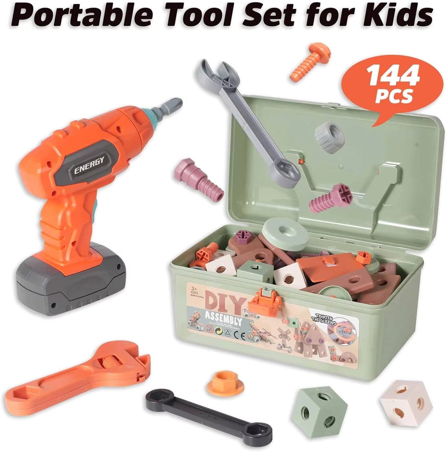 Construction Kit Playset for Little Craftsmen