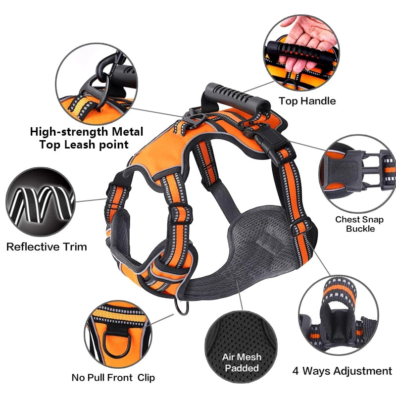 No-Pull Dog Harness With Handle
