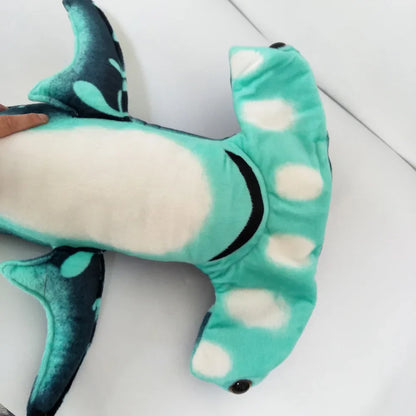 Cartoon Hammer Shark Plush Toy - Adorable Sea Creature Pillow for Kids