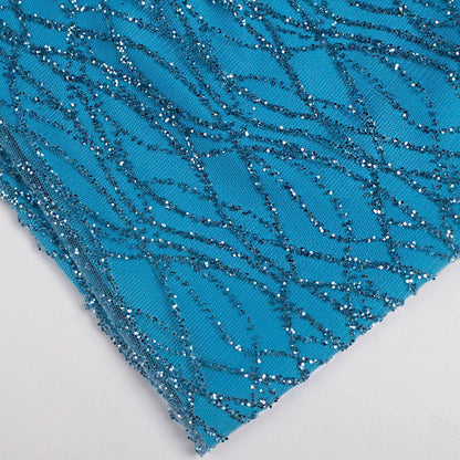 Off Shoulder Sparkle Split Dresses
