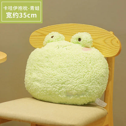 Kawaii Plush Animal Pillows - Soft, Adorable Cushions for Kids