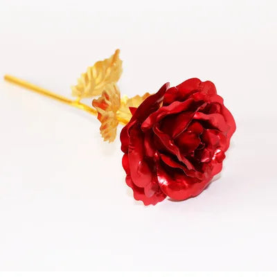 24K Gold Foil Rose Gift Set for Valentine's Day Love