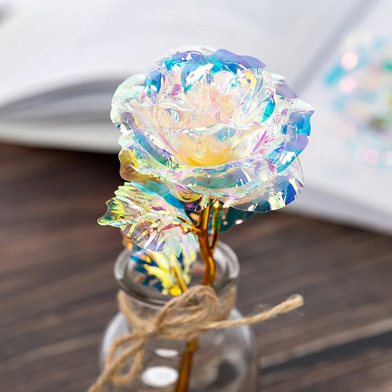 24K Gold Rose Flower for Valentine's Day and Gifts