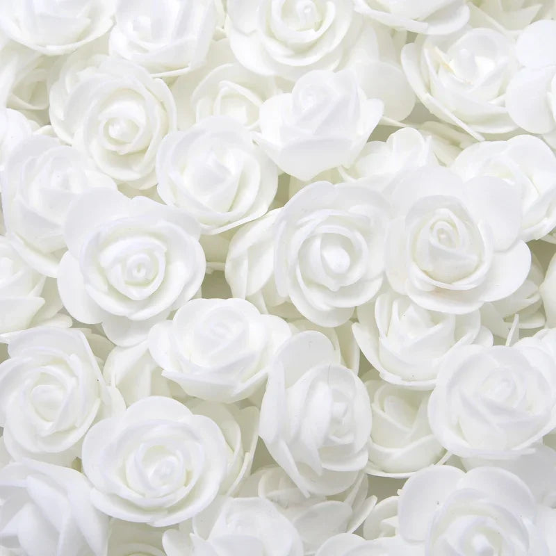 Foam Rose Teddy Bears 3cm - 50/100/200 Pieces for DIY, Wedding, and Home Decoration