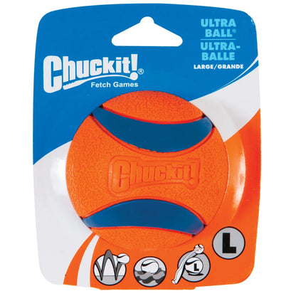 Durable Chew-Resistant Rubber Dog Ball
