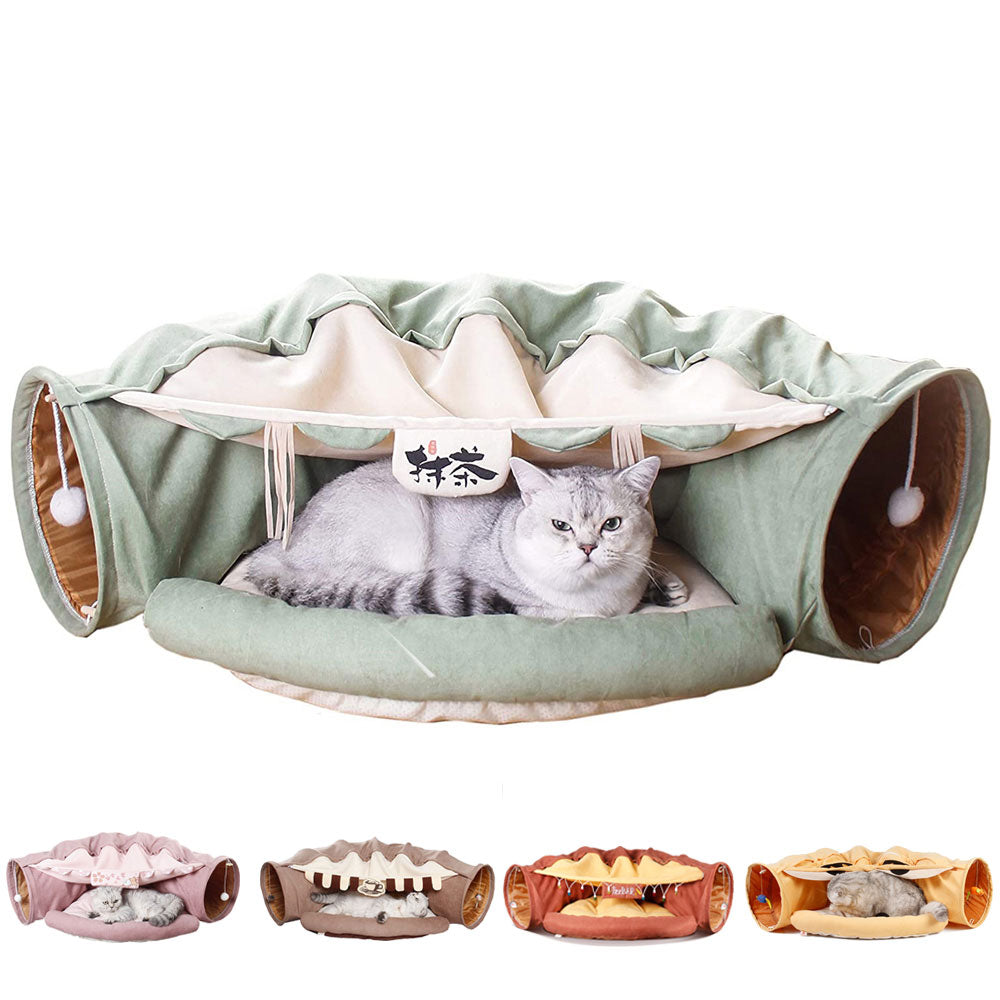 Collapsible Kitty Cat Tunnel Tube