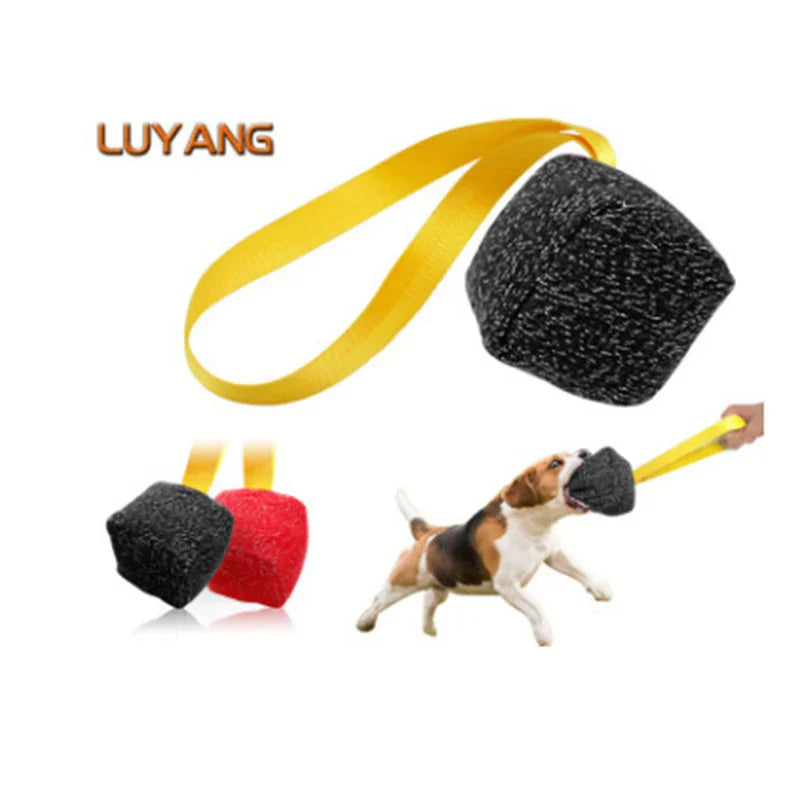 Large Dogs Bite Training Tugs Pillow Nylon Rope Handle