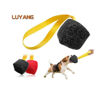Large Dogs Bite Training Tugs Pillow Nylon Rope Handle