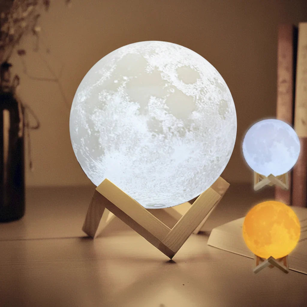 Personalized 3D Moon Photo Night Light