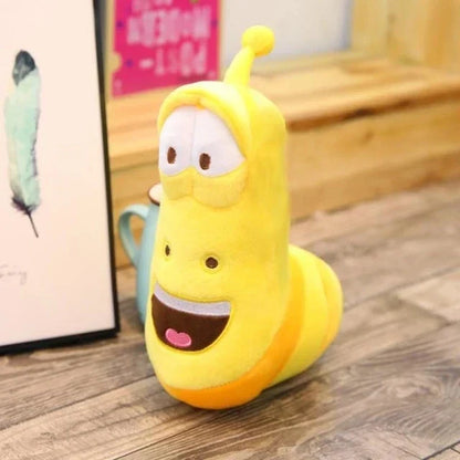 Creative soft cute stuffed larva toy