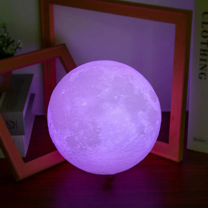 Personalized 3D Moon Photo Night Light