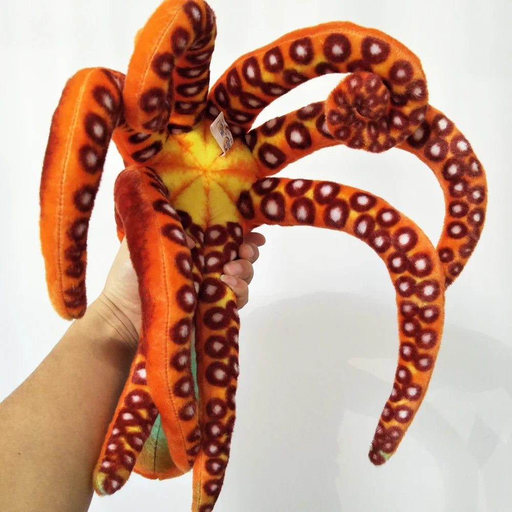 Plush Orange Octopus Toy - Perfect Birthday Gift for Kids!