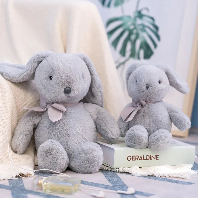 Kawaii Rabbit Plushie: Adorable Bow Tie Hug Doll for Creative Gifts