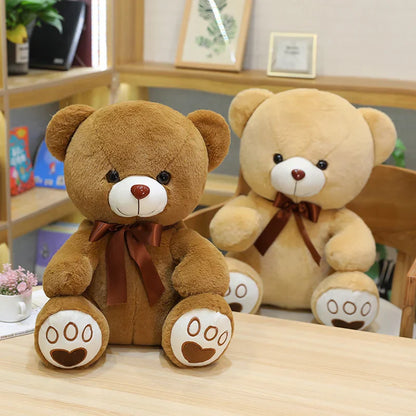 Bow Teddy Bear Plush Toy