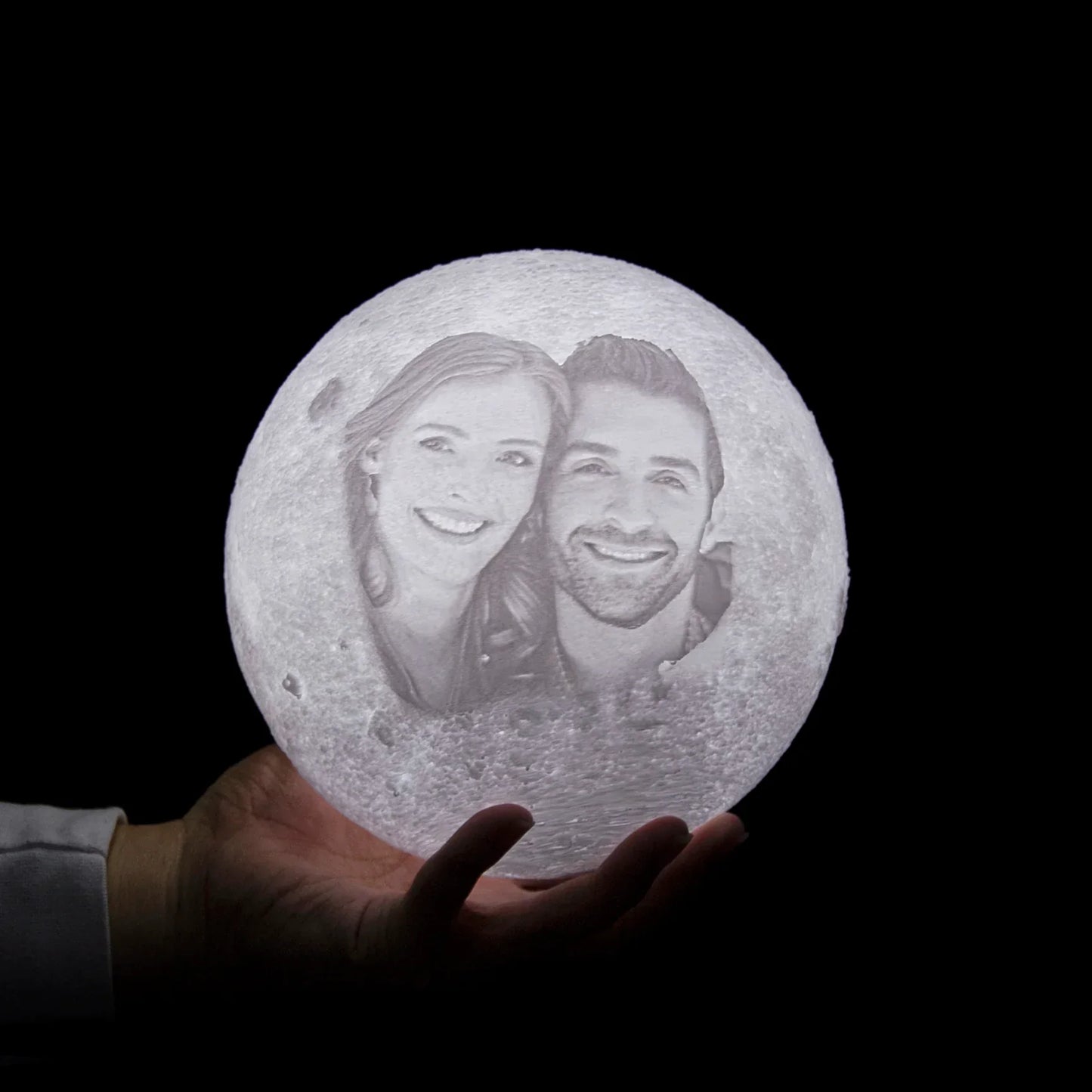 Personalized 3D Moon Photo Night Light