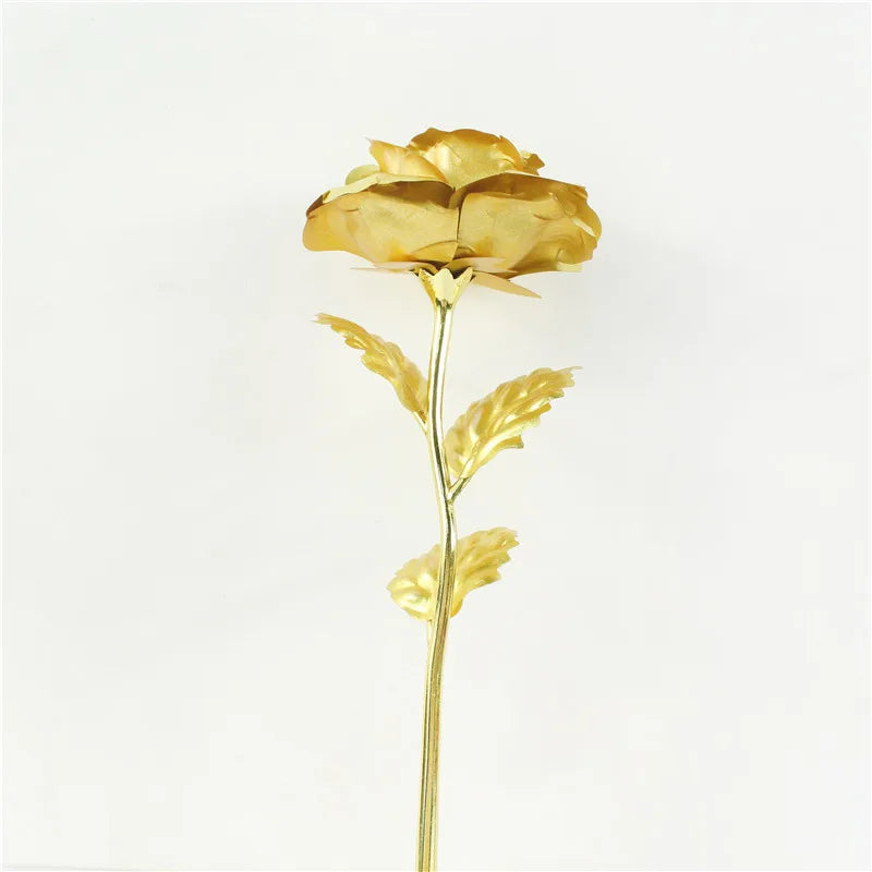 24K Gold Foil Rose Gift Set for Valentine's Day Love