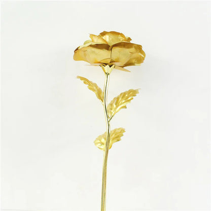 24K Gold Foil Rose Gift Set for Valentine's Day Love