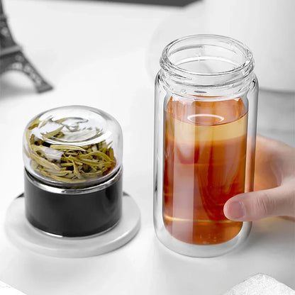 Borosilicate Tea Infuser Bottle