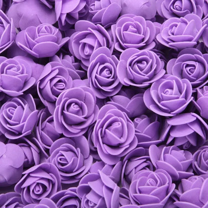 Foam Rose Teddy Bears 3cm - 50/100/200 Pieces for DIY, Wedding, and Home Decoration