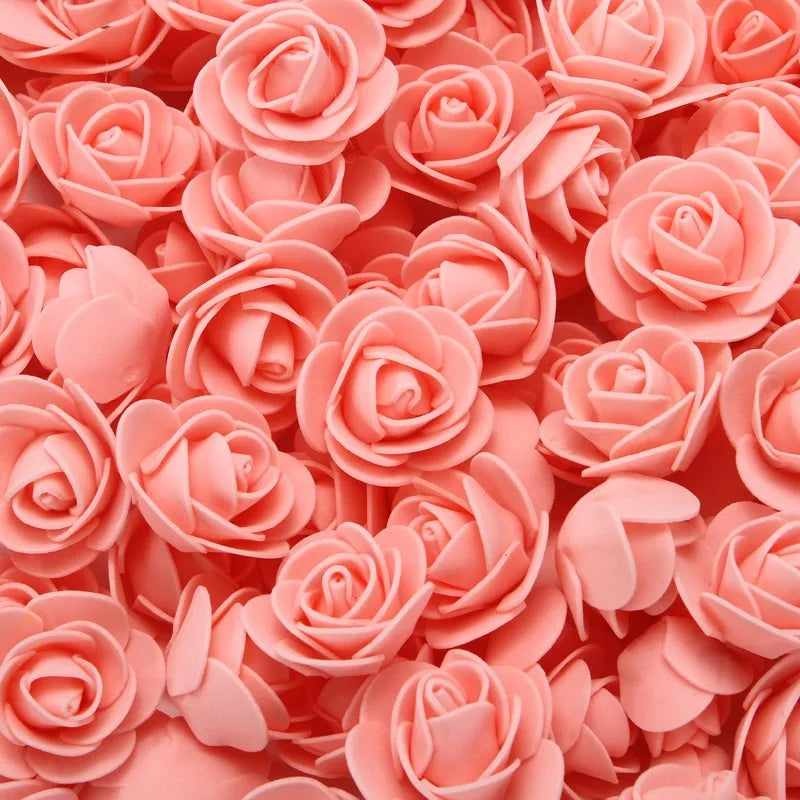 Foam Rose Teddy Bears 3cm - 50/100/200 Pieces for DIY, Wedding, and Home Decoration