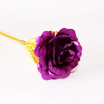 24K Gold Foil Rose Gift Set for Valentine's Day Love
