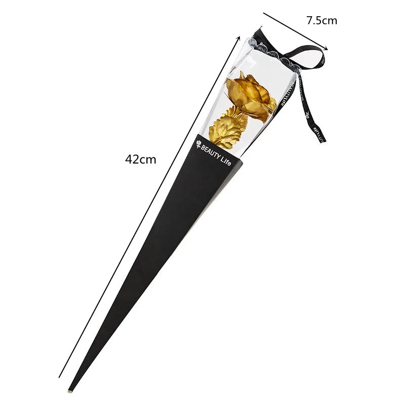 24K Gold Foil Rose Gift Set for Valentine's Day Love