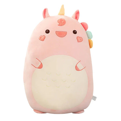 Kawaii Plush Dinosaur & Shiba Inu Pillow - Adorable Sleep Cushions