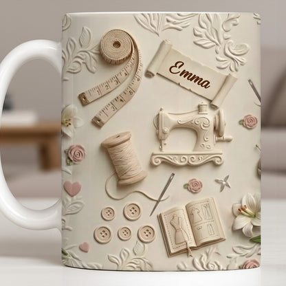 Customized Crafting Tools Design - Personalized Custom Coffee Mug - HOB023_MG