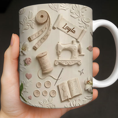 Customized Crafting Tools Design - Personalized Custom Coffee Mug - HOB023_MG