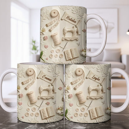 Customized Crafting Tools Design - Personalized Custom Coffee Mug - HOB023_MG