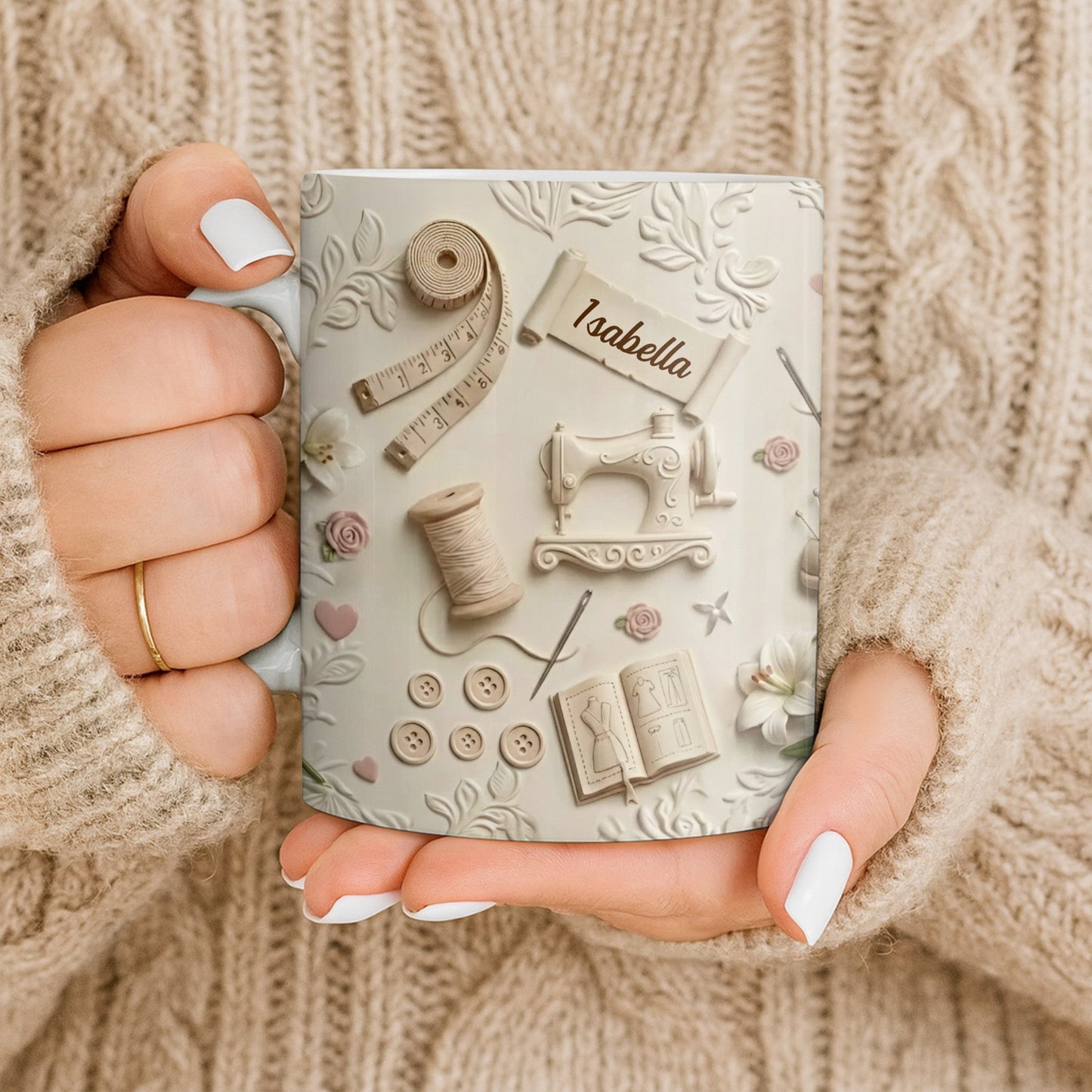 Customized Crafting Tools Design - Personalized Custom Coffee Mug - HOB023_MG