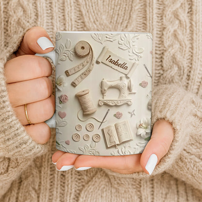 Customized Crafting Tools Design - Personalized Custom Coffee Mug - HOB023_MG