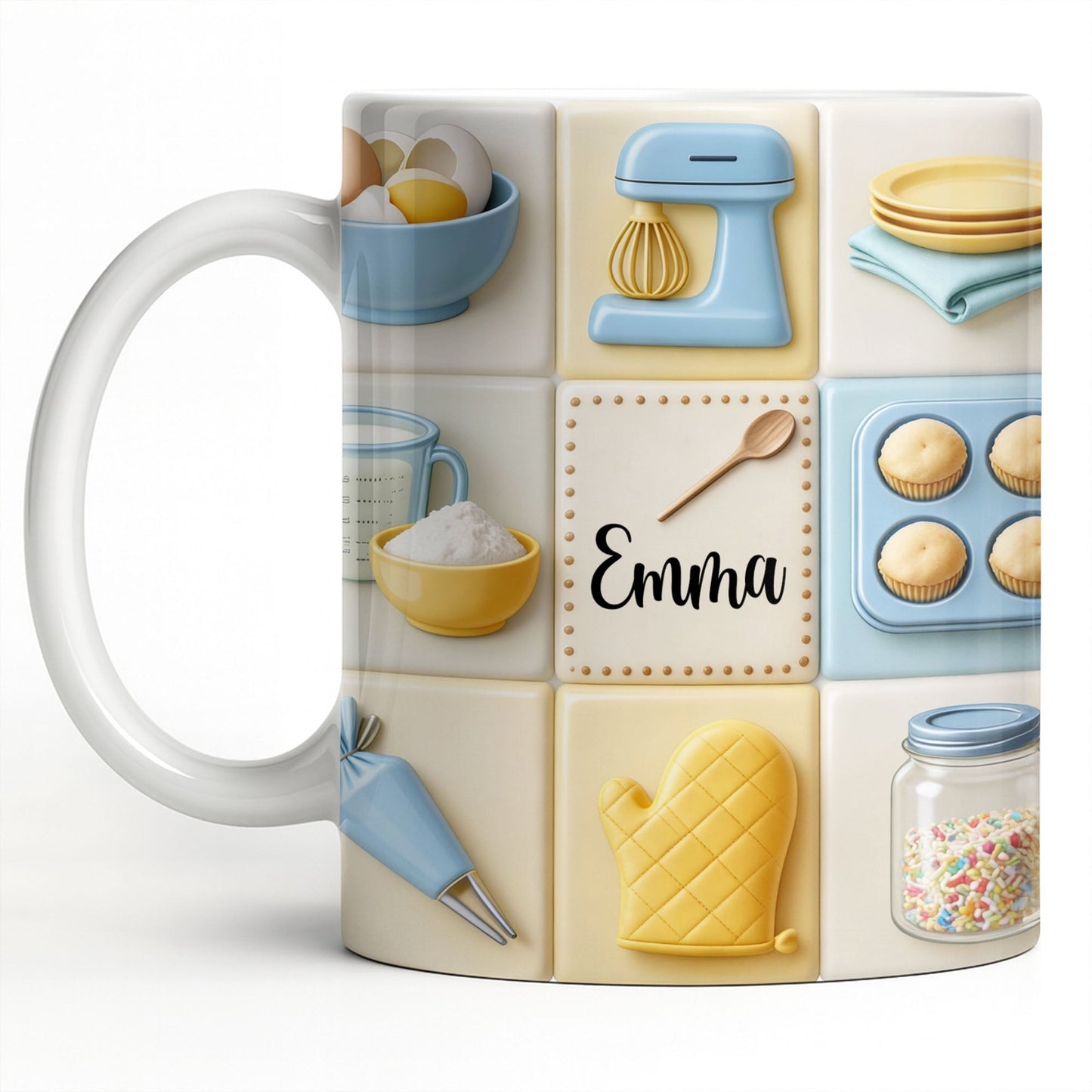 Customizable Kitchen-Themed Mug - Personalized Custom Coffee Mug - HOB030_MG