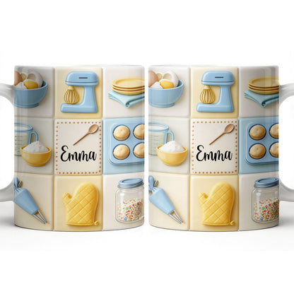 Customizable Kitchen-Themed Mug - Personalized Custom Coffee Mug - HOB030_MG