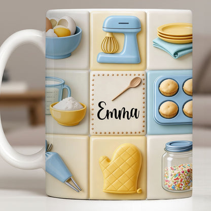 Customizable Kitchen-Themed Mug - Personalized Custom Coffee Mug - HOB030_MG