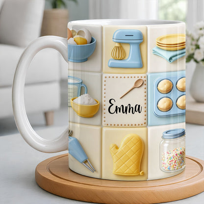 Customizable Kitchen-Themed Mug - Personalized Custom Coffee Mug - HOB030_MG