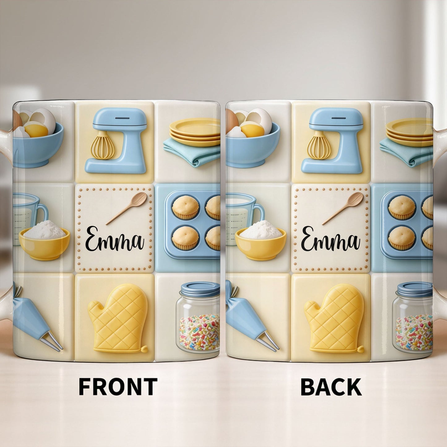 Customizable Kitchen-Themed Mug - Personalized Custom Coffee Mug - HOB030_MG