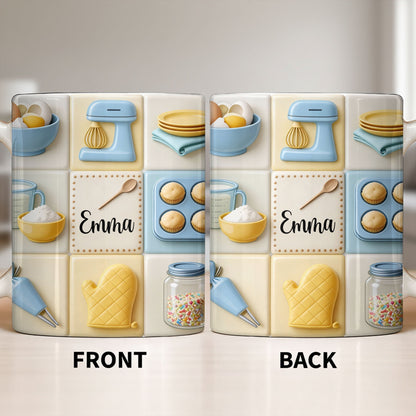 Customizable Kitchen-Themed Mug - Personalized Custom Coffee Mug - HOB030_MG