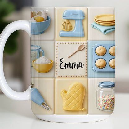 Customizable Kitchen-Themed Mug - Personalized Custom Coffee Mug - HOB030_MG