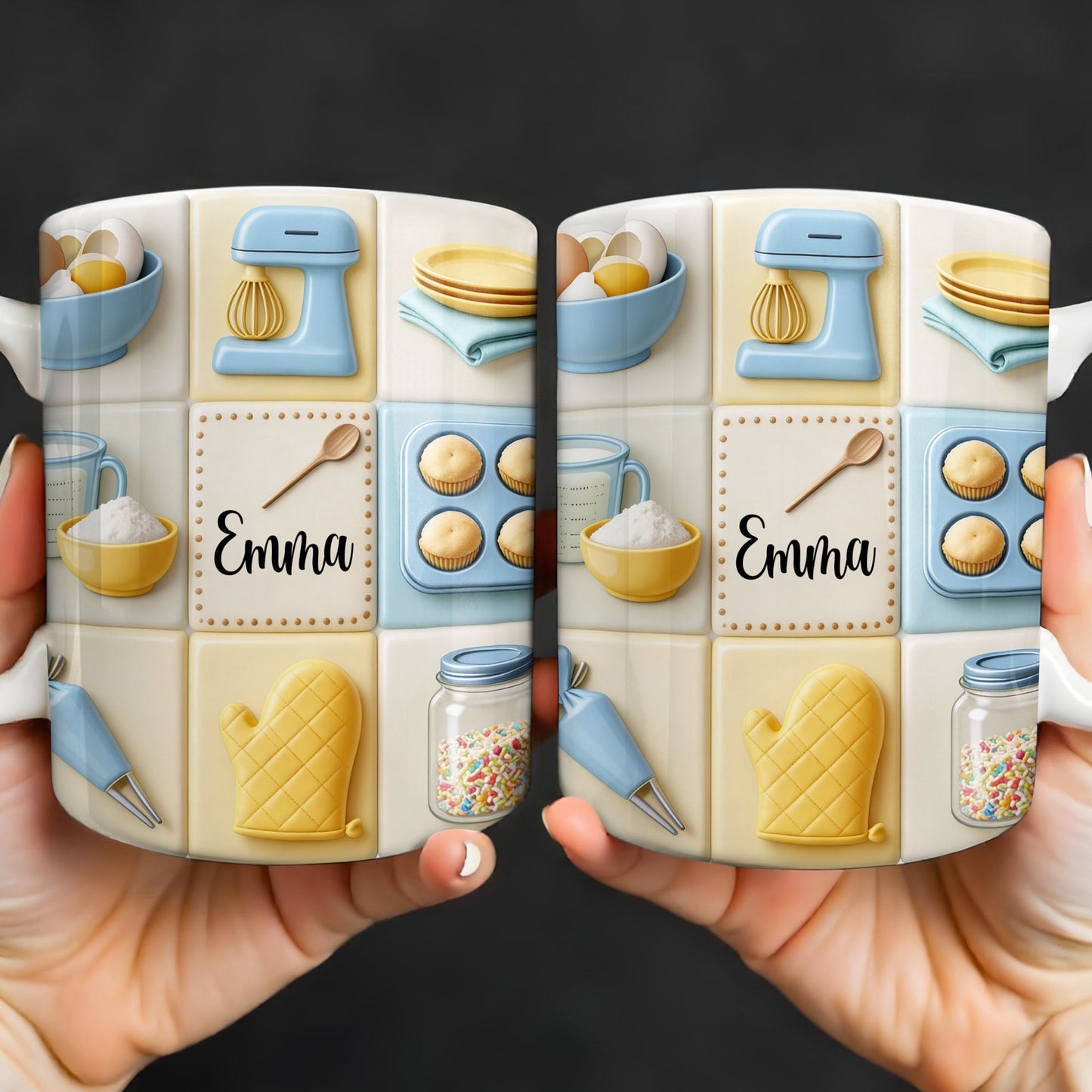 Customizable Kitchen-Themed Mug - Personalized Custom Coffee Mug - HOB030_MG