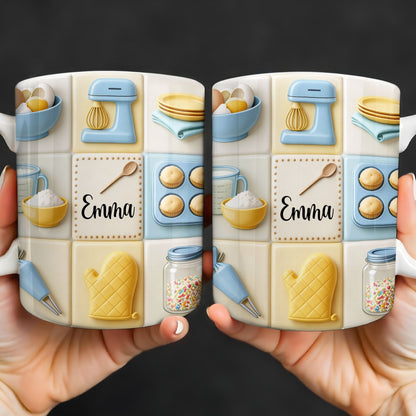 Customizable Kitchen-Themed Mug - Personalized Custom Coffee Mug - HOB030_MG