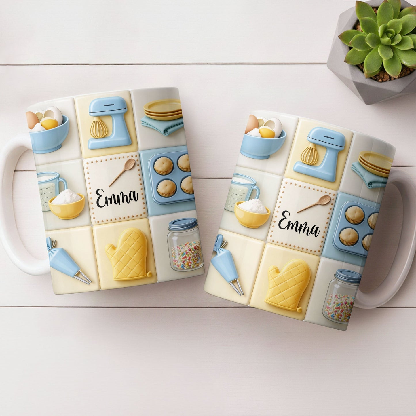 Customizable Kitchen-Themed Mug - Personalized Custom Coffee Mug - HOB030_MG