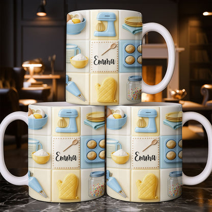 Customizable Kitchen-Themed Mug - Personalized Custom Coffee Mug - HOB030_MG