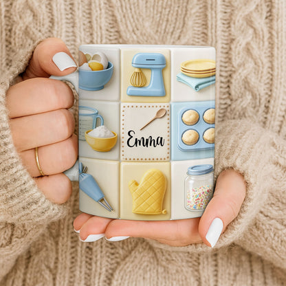 Customizable Kitchen-Themed Mug - Personalized Custom Coffee Mug - HOB030_MG
