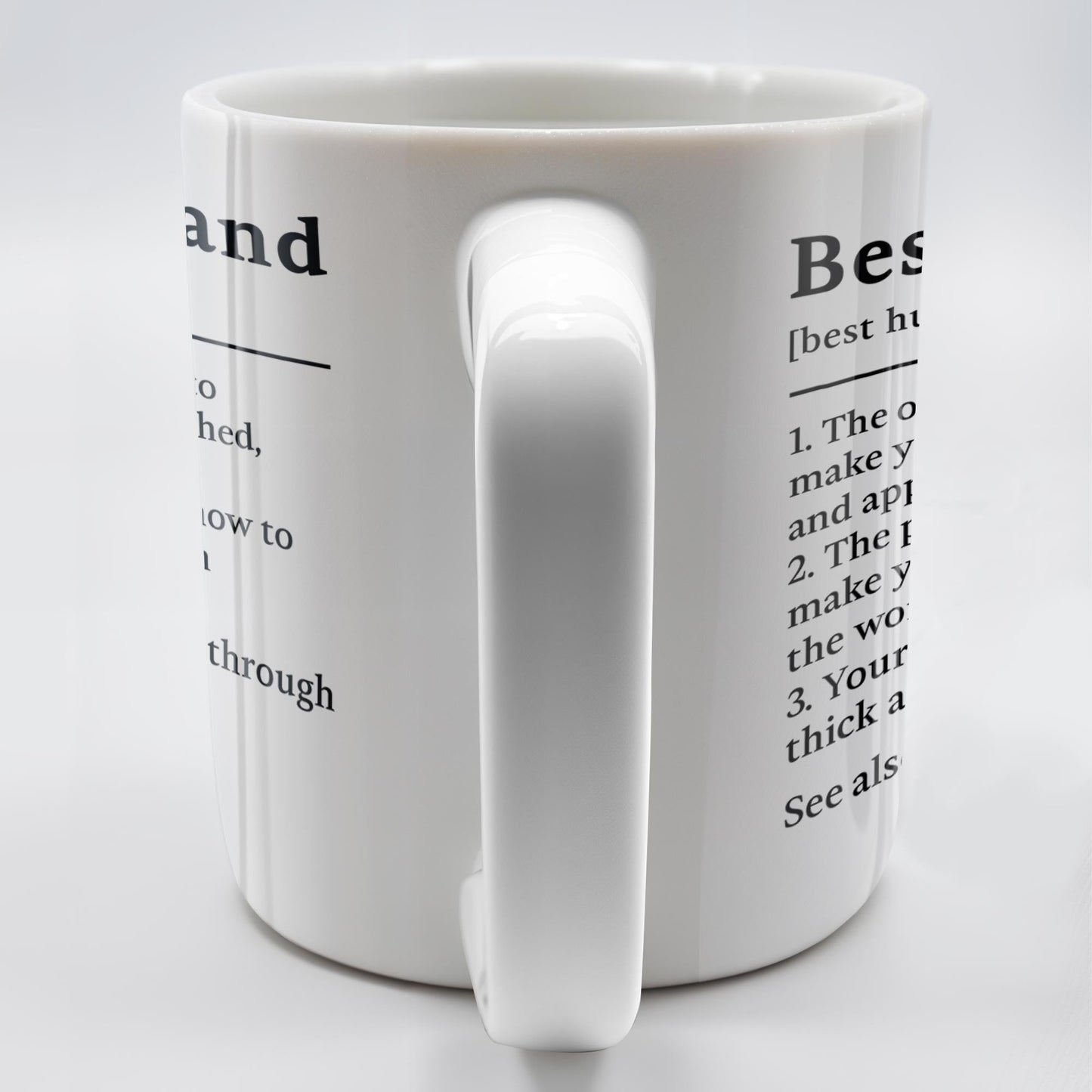 Best Husband Supportive Partner Mug - Personalized Custom Coffee Mug - HSB019_MG