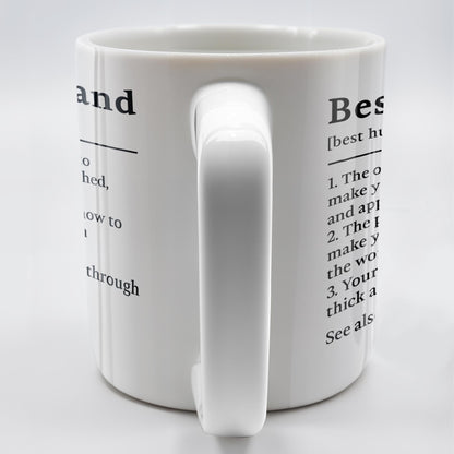 Best Husband Supportive Partner Mug - Personalized Custom Coffee Mug - HSB019_MG